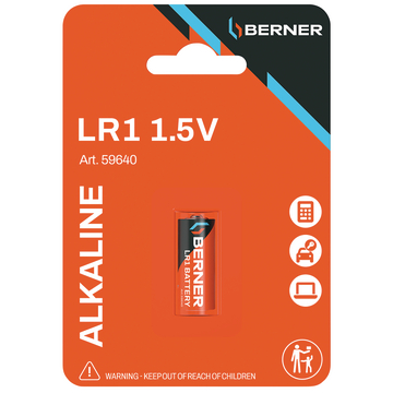 Batterij BERNER1,5 V LR1